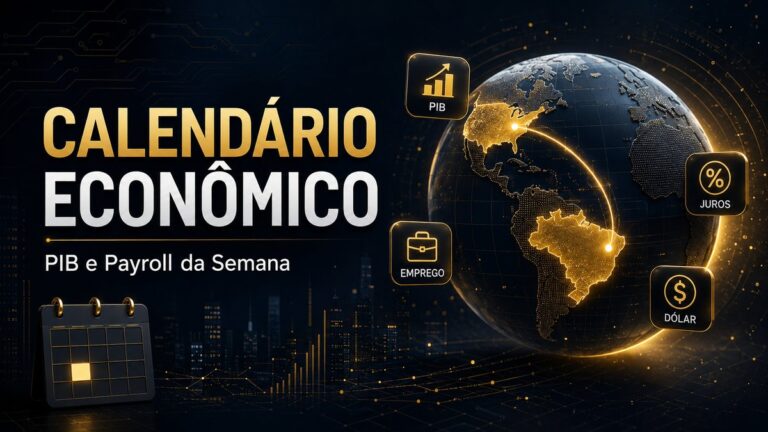 Calendário Econômico da Semana: PIB do Brasil e Payroll nos EUA Podem Mexer com Seus Investimentos