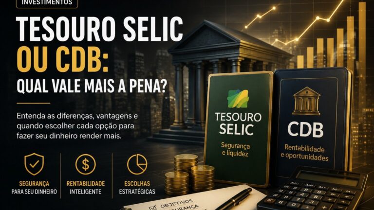 Tesouro Selic ou CDB: qual vale mais a pena?